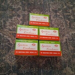 New Old Stock HONDA CA77, CA72, C77, C72, CS77, CS72 NOS Condenser Lot Of 5